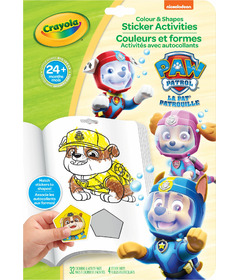 Crayola My First Crayola Paw Patrol Colour & Shape Activity Book