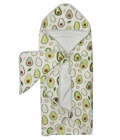 Loulou Lollipop Hooded Towel Set Avocado