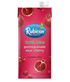 image of Rubicon Exotic 100% Juice Pomegranate Sour Cherry with sku:336452