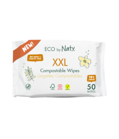 Naty Compostable Unscented Wipes