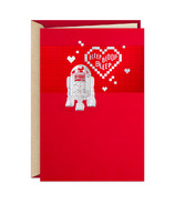 Hallmark Valentine's Day Card (Star Wars R2-D2 and Hearts)