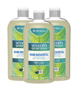 Seventh Generation Liquid Hand Wash Soap 3 Refills Free & Clear