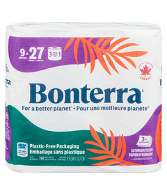 Bonterra Bathroom Tissue 3 Ply Triples Rolls