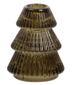 Bougeoir conique en verre en forme d'Harman, petit arbre