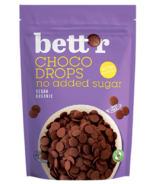 Bett'r Choco Drops Erythritol Sans Sucre Ajouté