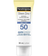 Neutrogena Sheer Zinc Suncreen Lotion Broad Spectrum SPF 50