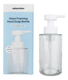 Nature Bee Glass Foaming Hand Soap Bottle