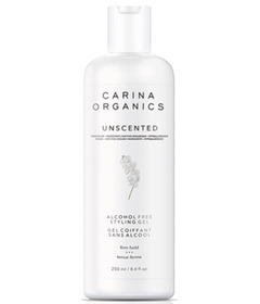 image of Carina Organics Unscented Alcohol Free Styling Gel with sku:332360