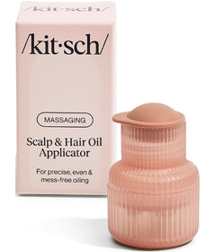 image of Kitsch Recycled Plastic Scalp & Hair Oil Applicator Terracotta with sku:330929