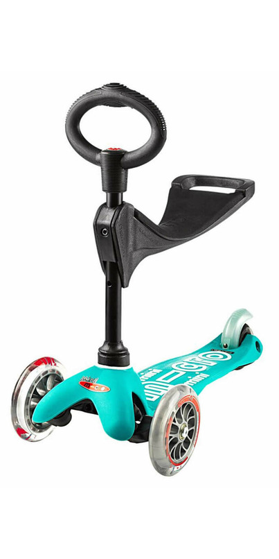 Buy Micro of Switzerland Mini Micro 3-in-1 Deluxe Kickboard Aqua