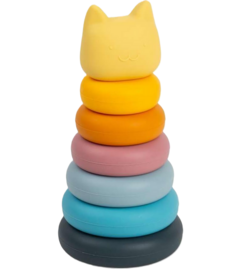 Bigjigs Silicone Stacking Cat