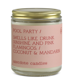 Anecdote Candles Pool Party Glass Jar Candle