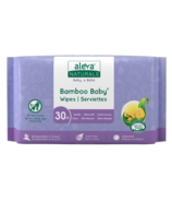 Aleva Naturals Bamboo Baby Wipes Travel Size