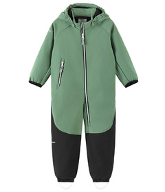 reima Mjosa Softshell Jumpsuit Green Clay