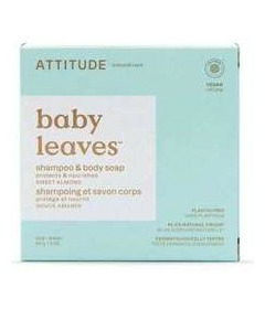 ATTITUDE Baby Leaves Shampoo and Body Soap Sweet Almond