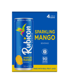 Rubicon Exotic Sparkling Mango Juice