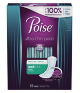 Poise Ultra Thin Incontinence Light Absorbency Bladder Control Pads