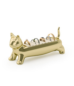 Umbra Ali Cat Ring Holder Brass