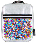 Fashion Angels Silver Shimmer Star Confetti Lunch Tote