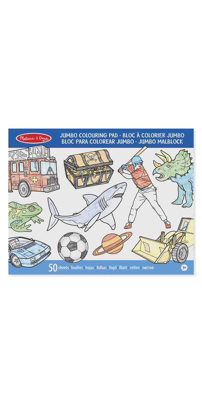 Jumbo Colouring Pad Blue