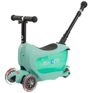Micro of Switzerland Mini2Go Deluxe Plus Kickboard Mint Micro of Switzerland Mini2Go Deluxe Plus Kickboard Mint