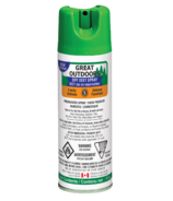Great Outdoors Insect Repellent Dry Spray 15% Deet Family Defense