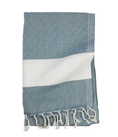 Pokoloko Hand Towel Diamond Prussian