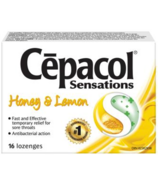 Cepacol Sensations Lozenges Honey & Lemon