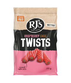 RJ's Raspberry Choc Twists