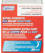 Option+ Extra Strength Flu Relief Nighttime
