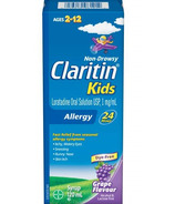 Claritin Kids Sirop antiallergique non somnifère goût raisin