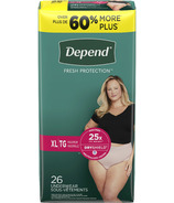 Depend Women's Incontinence & Postpartum Underwear Extra-Large