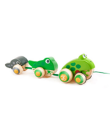 Famille de grenouilles à tirer Hape Toys