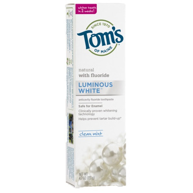 toms luminous white toothpaste reviews