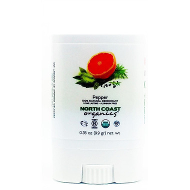 North Coast Organics Pepper Organic Deodorant Travel Size North Coast Organics Pepper Organic Deodorant Travel Size
