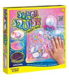 Creativity For Kids Super Squish Fidget Bag Unicorn