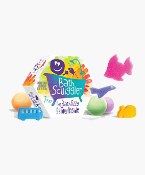 Loot Toy Co. Coffret cadeau de bombes de bain Bath Squigglers avec jouet