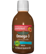 Webber Naturals Crystal Clean From The Sea Omega-3 Grapefruit