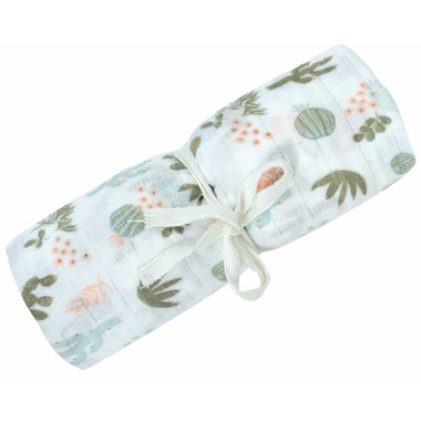 cactus muslin swaddle