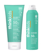 image of thinksport Kids Safe Sunscreen Lotion & Spray SPF 50+ Bundle with sku:216972