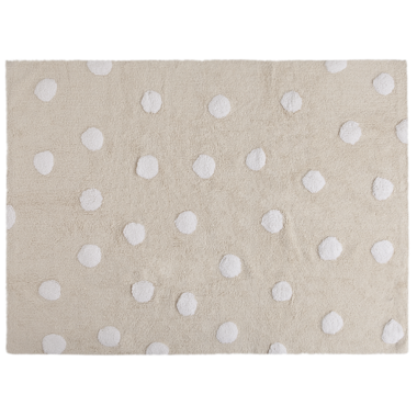 Lorena Canals Washable Rug Topos Beige Polka Dot Lorena Canals Washable Rug Topos Beige Polka Dot