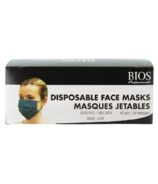 Bios Professional Disposable Procedural Face Masks in Black