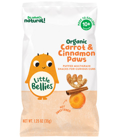 Little Bellies Organic Carrot & Cinnnamon Paws