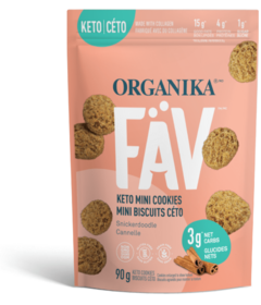 Organika mini biscuits à la cannelle keto FAV