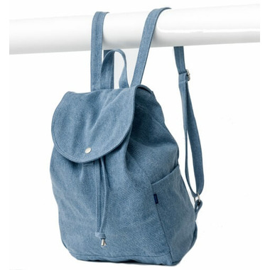 washed canvas drawstring backpack