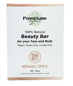 Penny Lane Organics 100% Natural Beauty Bar Bengal Spice