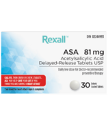 Rexall A.S.A Low Dose Enteric Coated 81mg
