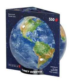 Eurographics Planet Earth Tin with Puzzle