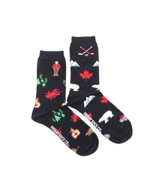 Friday Sock Co. Women's Canada Icons Socks Black