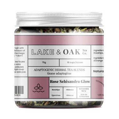 Lake & Oak Tea Co. Rose Schisandra Glow Jarred Tea Lake & Oak Tea Co. Rose Schisandra Glow Jarred Tea